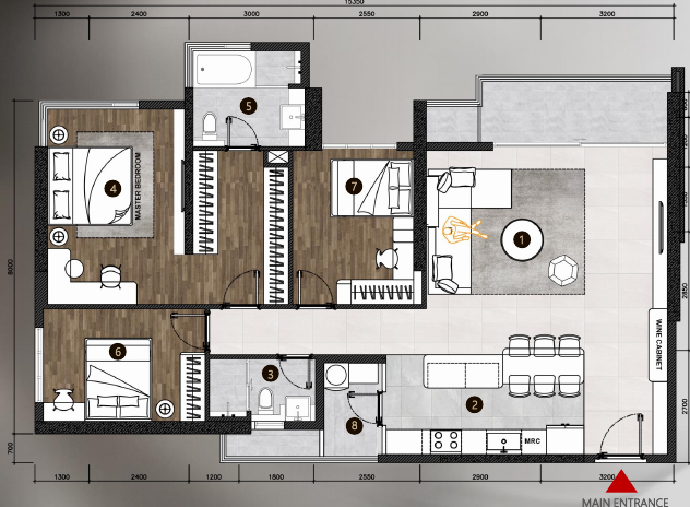 Vista Verde Apartment — Layout plan